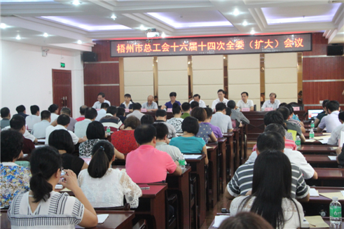 市总工会召开十六届十四次全委(扩大)会议