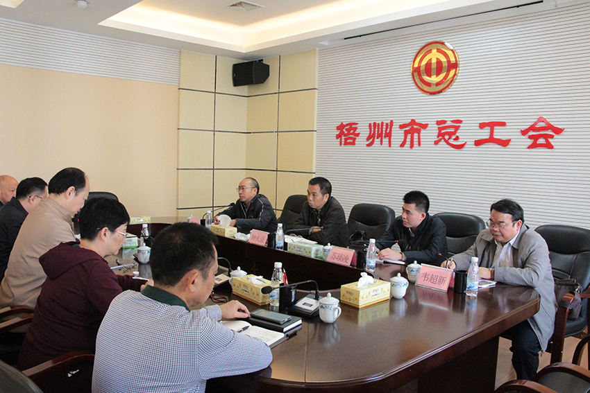 自治区总工会调研组到梧州调研(图文)