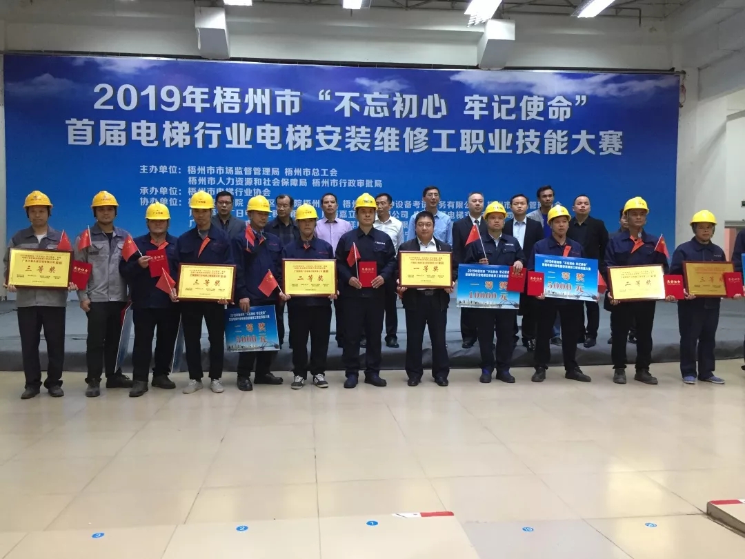梧州市总工会联合举办2019年职业技能大赛