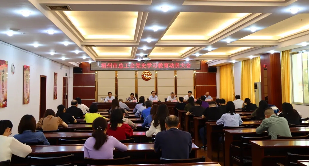 市总工会召开党史学习教育动员会