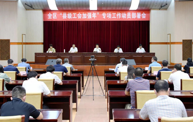 自治区总工会召开全区“县级工会加强年”专项工作动员部署会