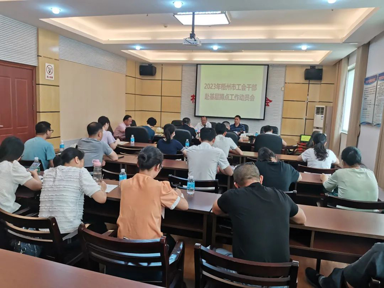 梧州市总工会召开2023年梧州市工会干部赴基层蹲点工作动员会