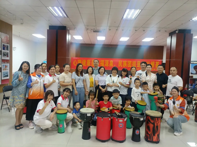 梧州临港经济区工会联合会开展鼓圈疗愈减压活动