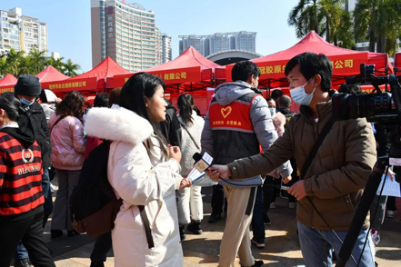 1月31日，梧州市大型户外招聘活动继续进行丨“‘就’在梧州 前‘兔’似锦”春风行动专项招聘会等你来
