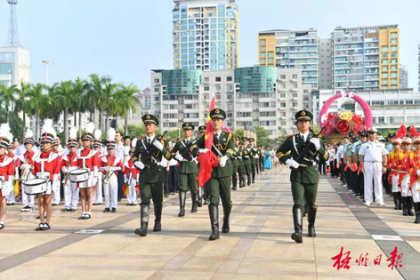 祝福伟大祖国　凝聚奋进力量丨梧州市举行庆祝中华人民共和国成立74周年升国旗仪式