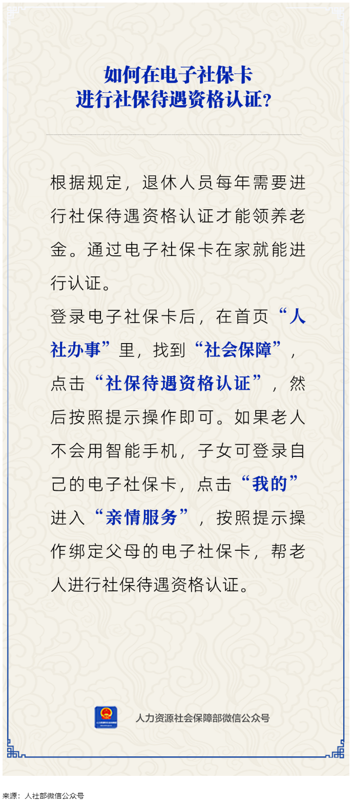 职场 _ 用电子社保卡如何进行社保待遇资格认证？.png